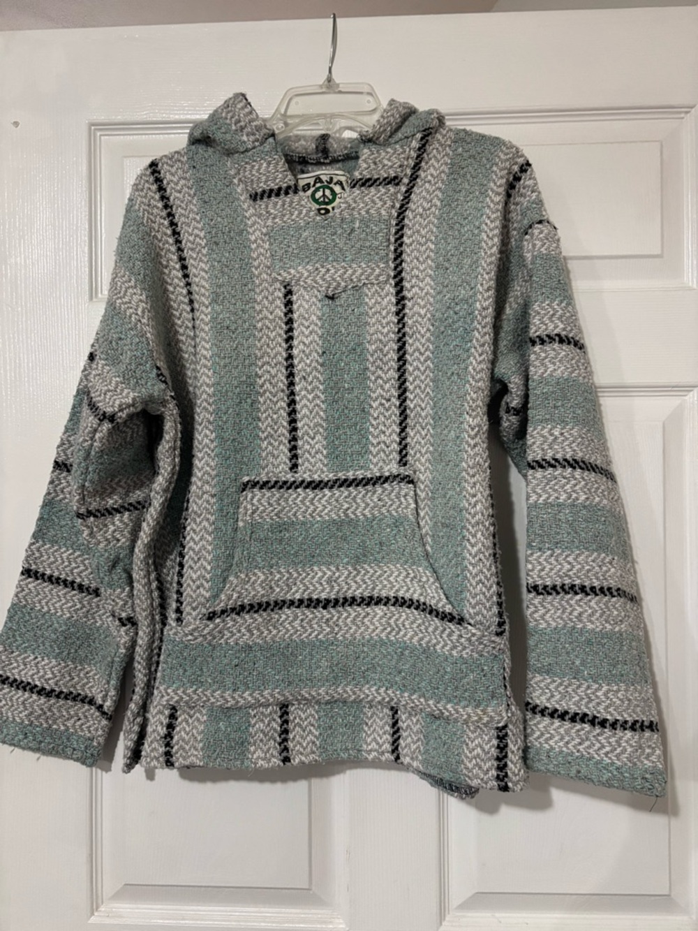Baja Joe Hoodie in Sage and Cream